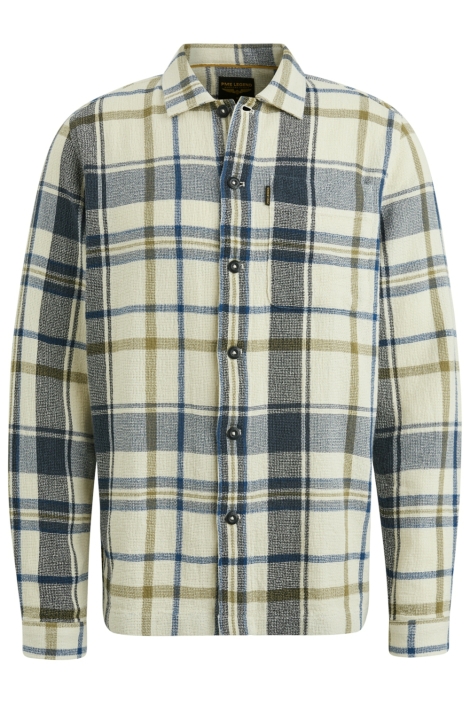 PME legend long sleeve shirt matt weave check